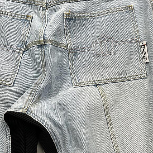 Icon Recon Jeans Men's 36x32 Light Wash Asphalt Technologies Motorcycle Riding - Picture 4 of 15